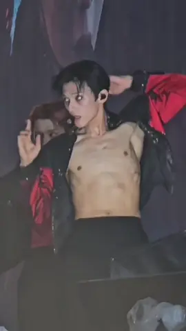 wooyoung is looking extra hot in this ateez world tour.i am sure atinys are losing thier mind right now.🥵🥵 #wooyoung #wooyoungateez #ateezconcert #atinys #kpopfypシ 