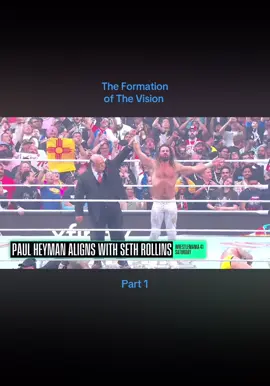 Rollins wins the Wrestlemania main event #thevision 