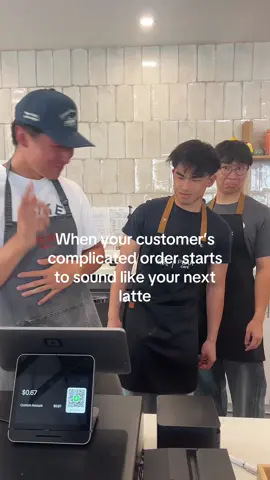 Our customer’s get creative 😌💛 #peakcafe #baristalife #northridge #matcha #coffeetok 