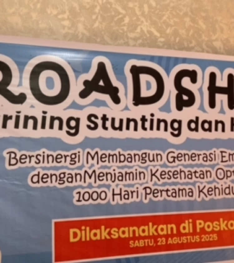 Pelaksanaan Roadshow Skrining Stunting dan Kontak TB di Puskesmas Sikucur