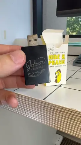 USB rubber chicken; hide and prank. Use nearly any usb port to power. Random is 3-8 minutes. 60 minutes is every 60 minutes.  #prank 