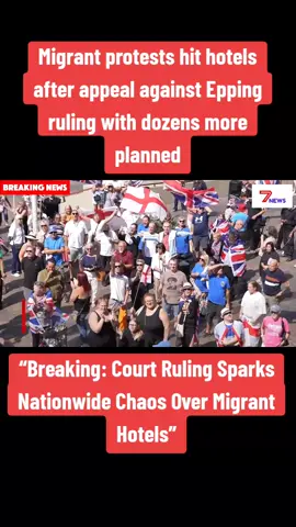#migrants #protest #hotel Protests have erupted at migrant hotels across the UK, following the landmark ruling in Epping. Demonstrations have taken place at cities across the UK in a bid by campaigners to force local councils to end the controversial hotel policy.#BreakingNews #UKNews #MigrantCrisis #AsylumDebate #PoliticalNews #EppingRuling #MigrantHotels #HotelProtests #UKImmigration #AsylumPolicy #WatchThis #ShockingTruth #NewsUpdate #WhatYouNeedToKnow #trendingnow #uknews #fyp 