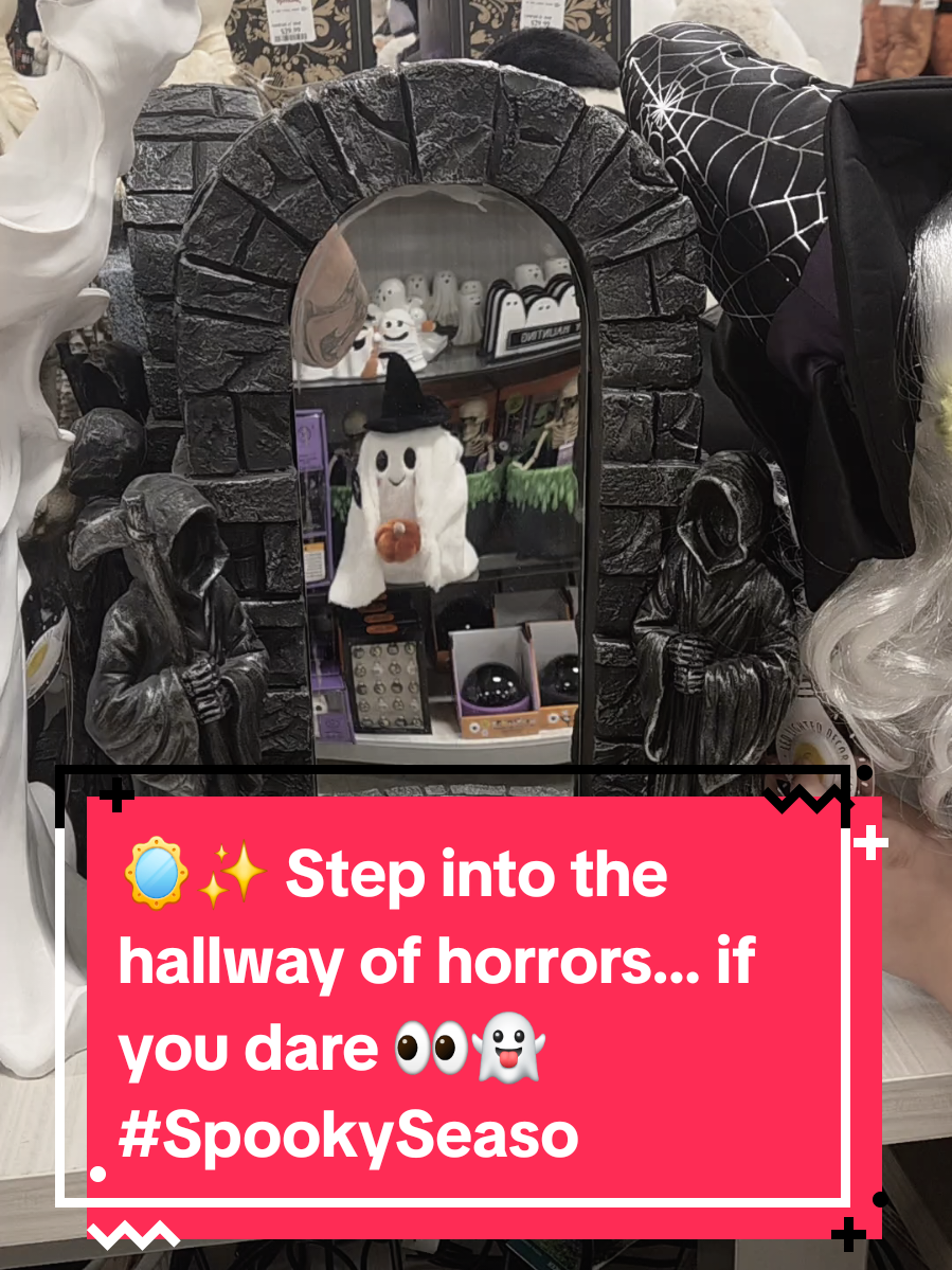 Okay boys and ghouls, it’s that time of year again 🎃 The Halloween decor is already creeping out 👀 Perfect time to grab your scares early. Remember: ‘The moon is high, the shadows creep, the reapers wait while you’re asleep…’ 🖤👻 But seriously this was at Target. I like the summer but fall is a good second best. that time of year when the leaves turn and the air is crisp. But one of the best parts is going around and looking at all the cool, scary, spooky, weird, funny, Halloween decor and see what's new this year.  #halloween #halloweendecor #spooky #spookyseason #scary 