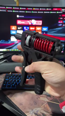 Handgrip proficinal pra aumentar a sua força, ajustável até 165kg de intensidade  #tiktokshop 