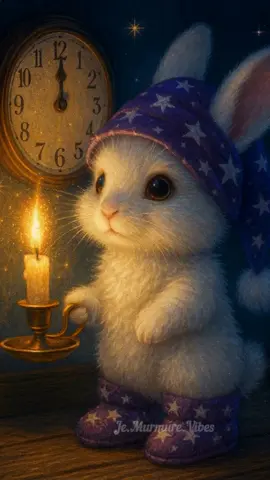 How to fall asleep in 5 seconds? Ask this bunny 💤 #sleepybunny #eveningvibes #goodnight #aianimation #jemurmurevibes 