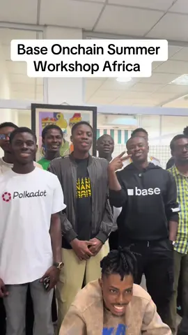 Had the opportunity to be at the Base onchain Summer workshop in Accra Ghana where young developers came together to showcase the amazing products they’re building on the Base Blockchain .. follow link in bio to join the community.. #base #coinbase #binance #web3 #Ghanaweb3 #naijaweb3 #fyp 
