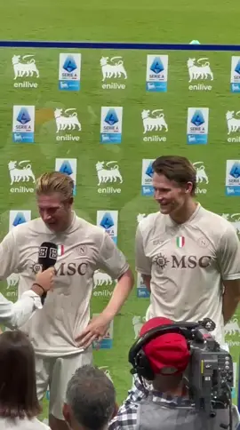 De Bruyne e Mctominay post Sassuolo-Napoli💙💙#kdb #mctominay #napoli #forzanapoli #perte 