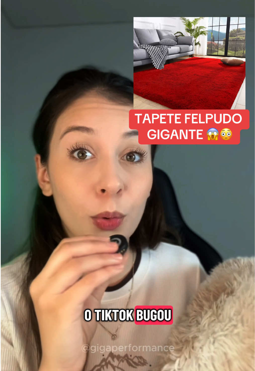 Tapete Felpudo maravilhoso 2,0mt por 1,5mt 🤌🏼😍 Clique no carrinho laranja que aparece no vídeo, e garanta o seu ‼️ #tapete #tapetefelpudo #tapetes #tapetegrande #dicasdecasa 