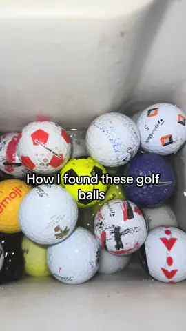 Dubai golf best place to find balls. #golfball #golf #dubaigolf #golftiktok #fyp 