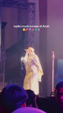 masyaallah bgt #nadinamizah #konser #bandaaceh #sorela 