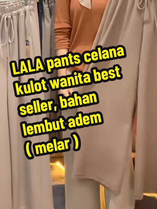 LALA pants celana kulot wanita best seller, bahan lembut adem ( melar ) #celanakulot #celanawanita #celanakulotwanita  #fyppppppppppppppppppppppp 