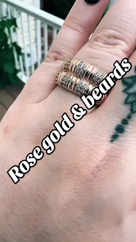 Surprise ending! I accidentally saved this with a filter 🤣🤣🤣 #jewelry #rosegold #beard #filter #funny 