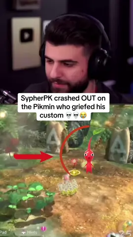 bro needs to relax before olimar gets involved 😭💔 #fyp #pikmin #pikmin4 #nintendo #nintendoswitch Ummm putting text here apparently boosts the video on the FYP so let me just tell you what the Pikmin series is about (no AI cuz i dont like it), so basically pikmin is like a pretty cool nintendo puzzle game that dropped in like uhhh 2001. youre a dude named captain olimar and you take your rocket ship and fly off into space for a dope vacation when KABOOM a meteor or comet hits ur spaceship, you then kind of just crash and land in some undiscovered planet. when u wake up u realize dang holy crap the oxygen on this planet is maaad poisonous and you only got about 30 days to get off this junk before you well yknow your spacesuits oxygen supply runs out then RIP. so you gotta explore this planet and go find the 30 missing parts of your spaceship so you can fix it and return home. to help you find these parts, there are these little creates called pikmin (like the one in the video!!), theyre an endangered species who really can only do work if theyre directed by a strong leader (aka you). so you help these pikmin make some more of themselves by leading them into WAR with the enemy wildlife on the planet and taking them to these weird nests called onions so they can produce seeds, and these seeds make more pikmin. as you get more and more pikmin, you eventually find more of the pieces you need for ur ship until you find alll 30 (you get the final one by defeating the emperor bulbax, bro is essentially the bowser of the game i think), you then fly home to your home planent and leave the pikmin on that planent, but dont worry, the pikmin are now trained and dont need leadership and can fight by themselves and honestly they run fades like crazy 😭💔 kind of reminds me of the tenda's from earthbound IN A WAY (tho they arent really alike). thanks for reading!