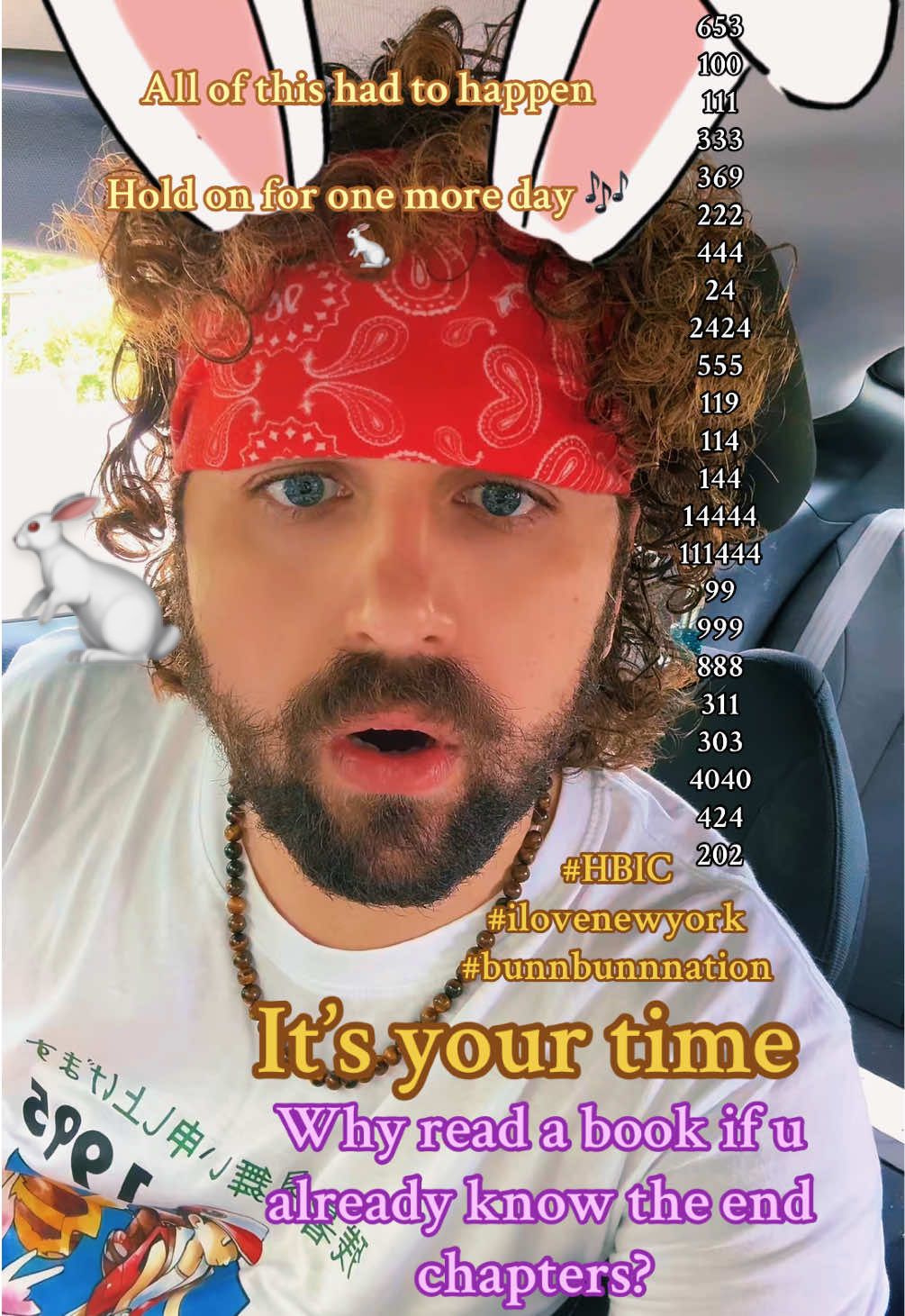 It’s your time, Bunnbunn. Listen up ‼️🫶💛🐰🐇🎶 #bunnbunnnation #itstime #chosenones #starseedawakening #111 