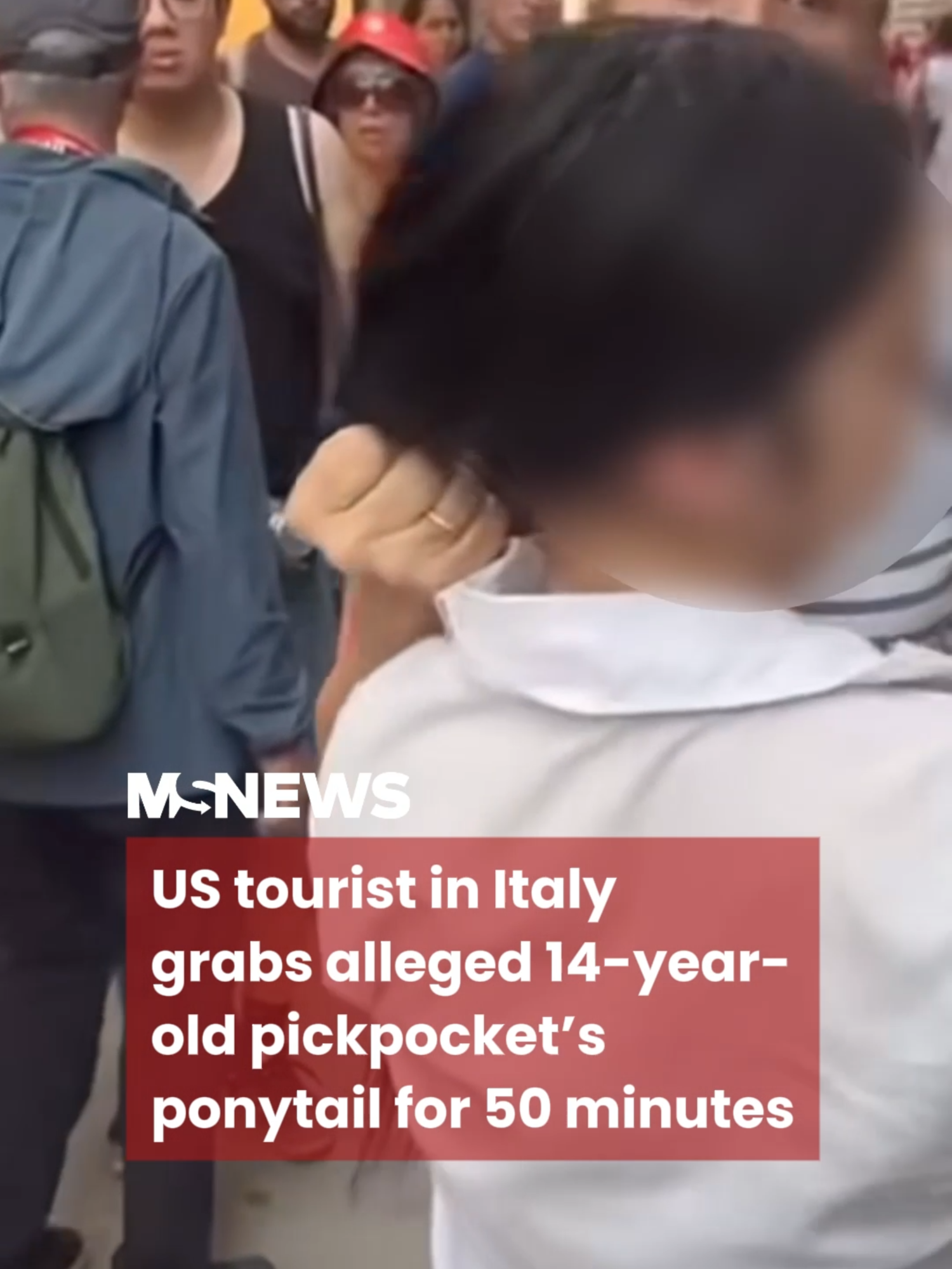 The tourist from North Carolina had to get stitches after being assaulted.#mustsharenews #sgfyp #italy