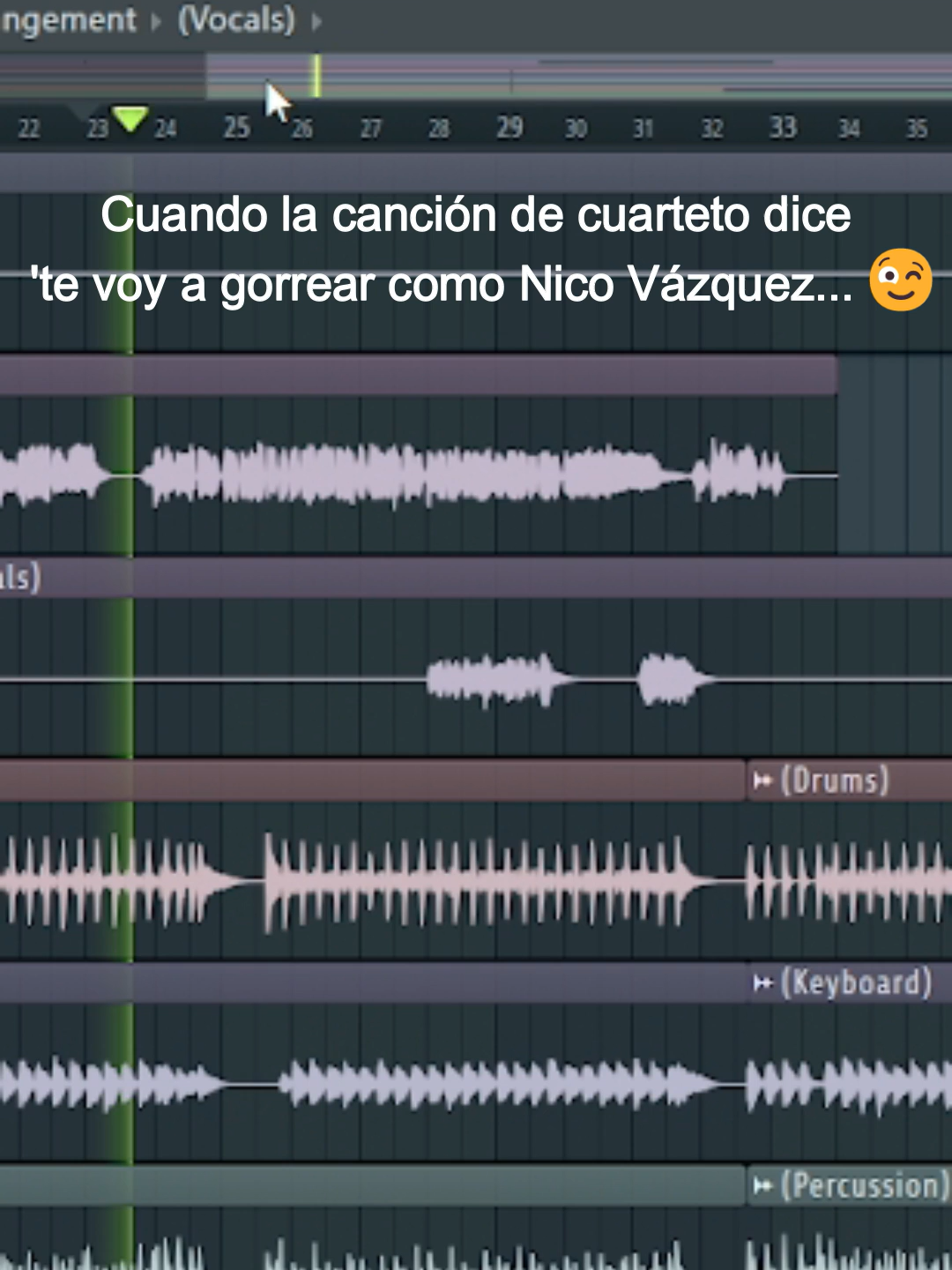 Cuando la letra del cuarteto te deja sin palabras 😂 ¿Quién se merece este “te voy a gorrear como Nico Vázquez”? ¡Etiquétalo y que se entere! #Cuarteto #HumorArgentino #NicoVázquez #ReelDelDía #Amigos