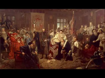 Jan Aloysius Matejko was born on June 24, 1838, in the Free City of Kraków (then under Austrian rule), and died on November 1, 1893, in Kraków itself.                                  Matejko produced about 320 oil paintings and thousands of drawings and watercolors.                His works include: 	•	Stańczyk (1862) 	•	Skarga’s Sermon (1864) 	•	Rejtan (1866) 	•	Union of Lublin (1869) 	•	Nicolaus Copernicus.            #janmatejko #art #hanl #haveanicelife #stanczyk
