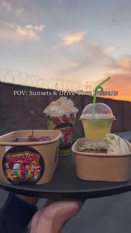 POV: Sunsets & Drive-Thru Desserts  #manchester #desserts #drivethru #placestoeatinmanchester #manchesterdesserts @Lahori Lane 