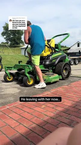 Replying to @Diane Marie Madry #birds #marriedhumor #turkeys #funnyanimals #mowing 