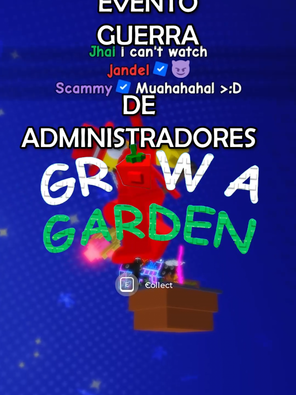 jandel vs sammy evento guerra de administradores grow a garden sábado 23 de agosto#growagarden #roblox #sammy #stealabrainrot#adminabuse 