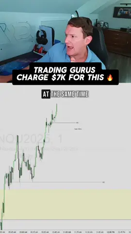 PJ dropping some insane high level sauce here that most people teach in $7k courses 🔥👀 #futurestrading #trading #ict #daytrader 