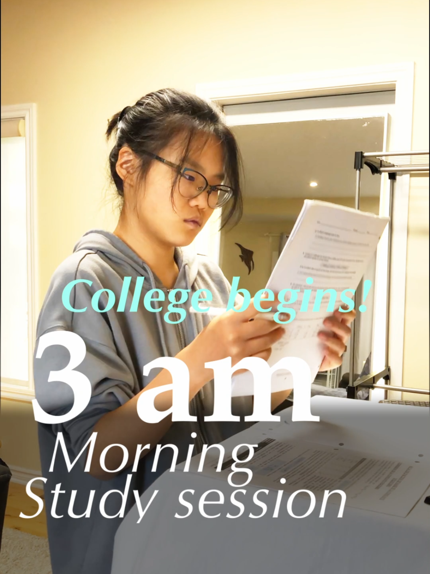 3am Morning Study for College #productivity#studymotivation #backtoschool #college #inspiration #highschool