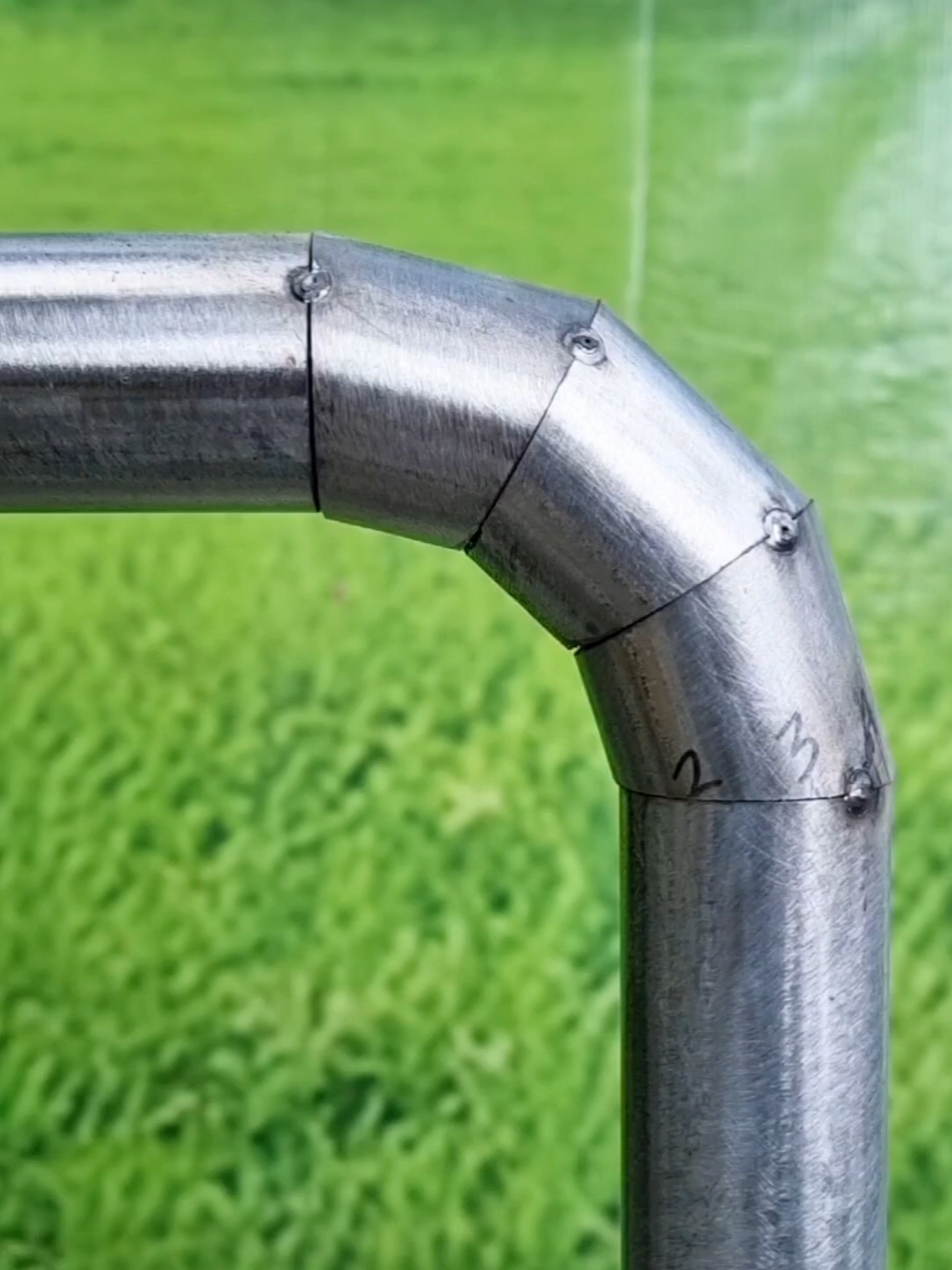 smart tricks for making round pipe elbows #skills #elbow #weld 