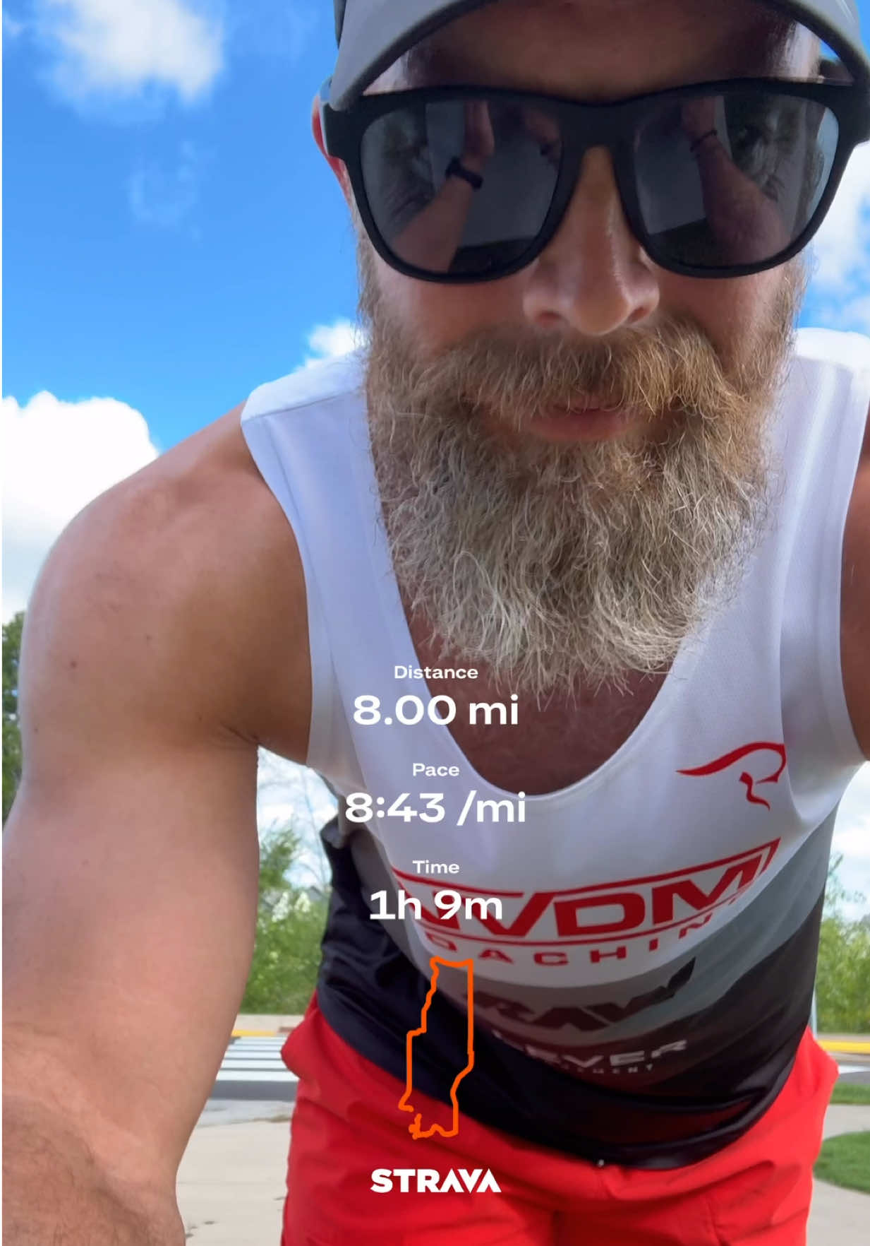 Saturday morning miles, temps in the low 60°, a breeze…what else could a runner ask for 🤣