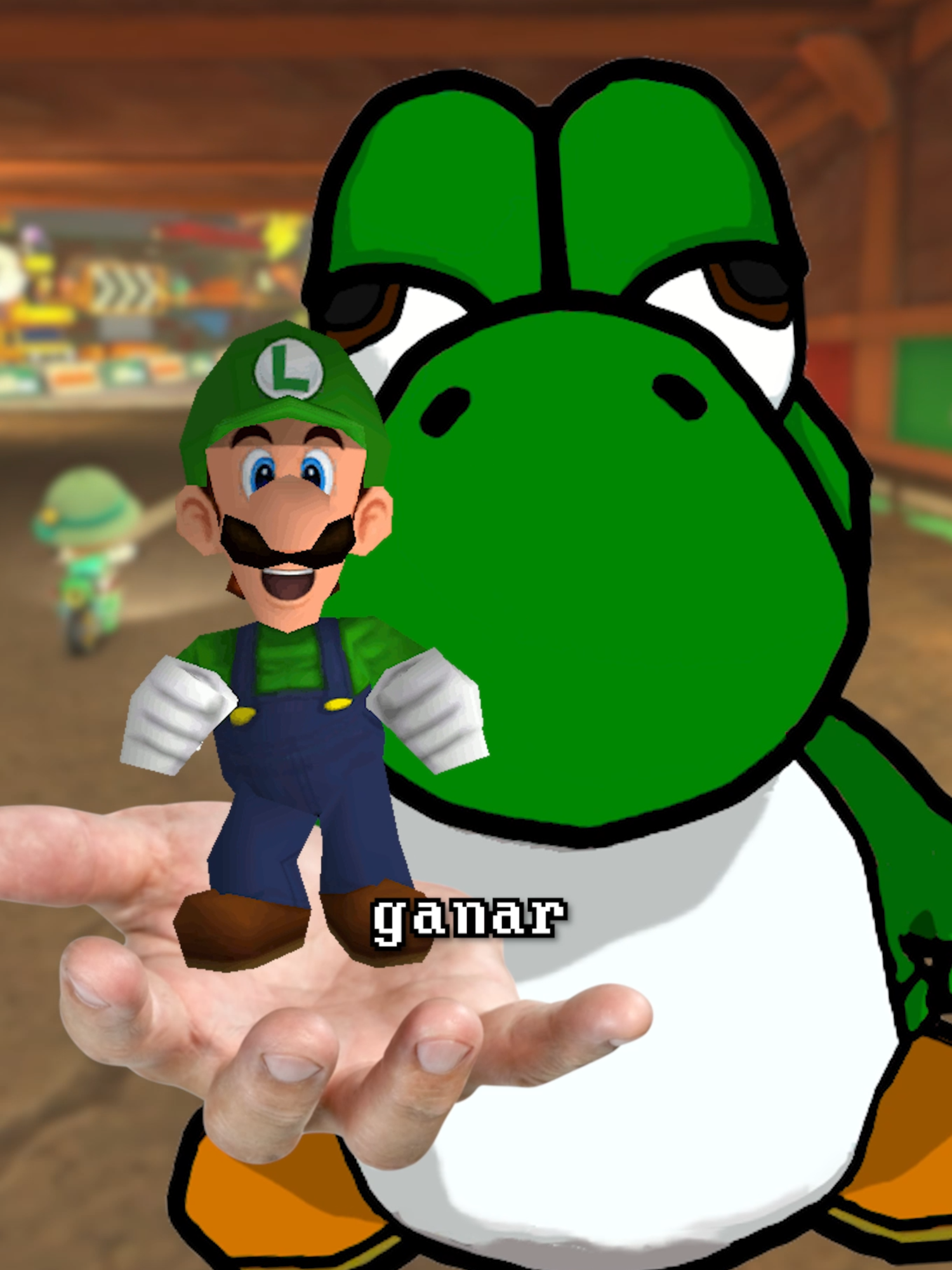 Pude Luigi en MarioKart World Ganar sin Hacer Absolutamente Nada #meme #humor #gameplay #supermariobros #supermario #mario #nintendo #nintendoswitch #mariokart #mariokartworld#luigi #nintendoswitch2