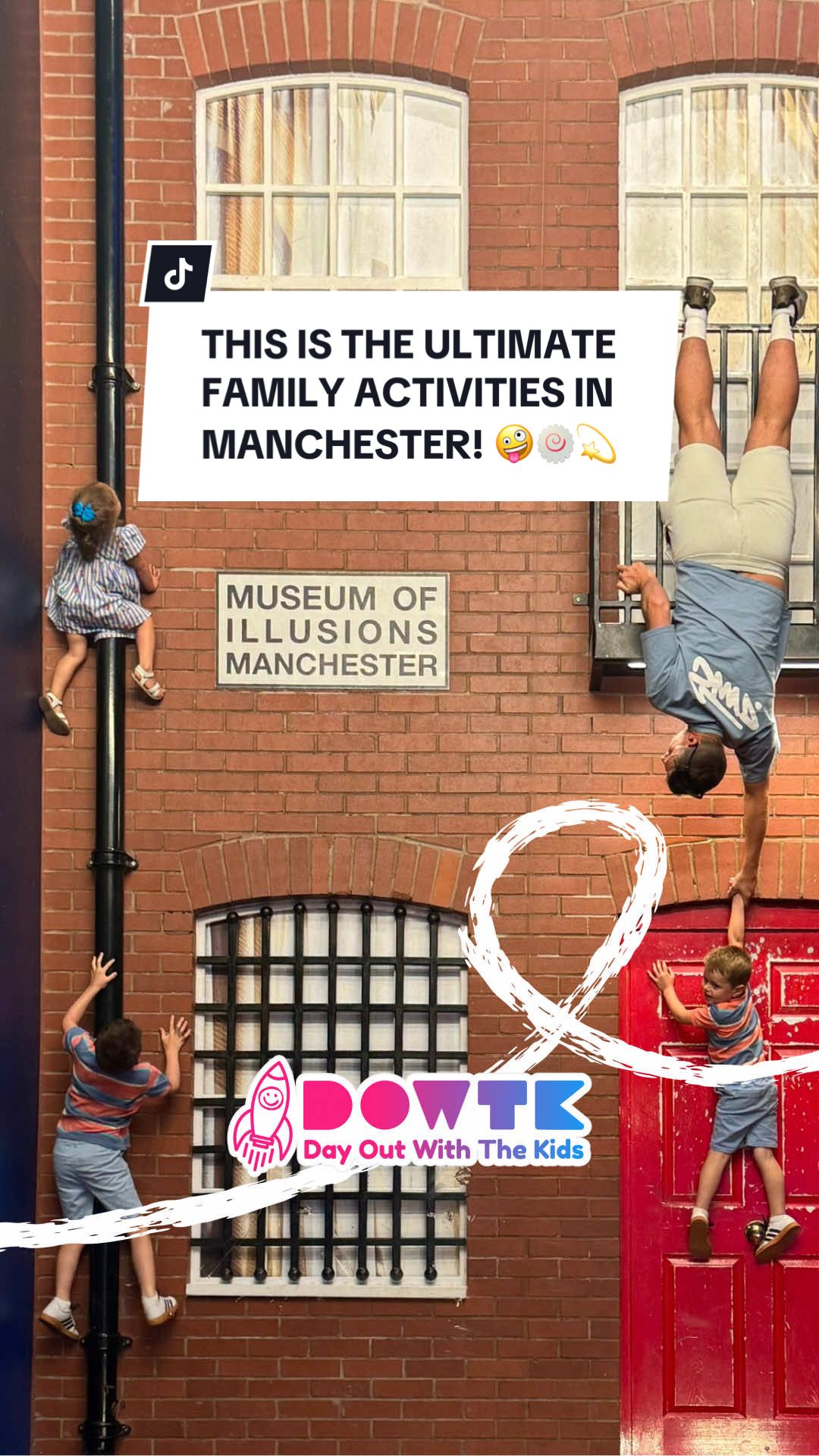 If you’re looking for things to do with in Manchester, you need to check out @Museum of Illusions Manchester  There’s tons of exhibits and interactive illusions to keep you and the kids entertained all day They also offer a family ticket for up to 4 guests making it affordable for a proper family day out in Manchester  It’s the only museum of illusions location in the UK so you don’t want to miss this!  #thingstodowithkidsinmanchester #thingstodoinmanchester #museumofillusions #funfamilyactivities #manchesterthingstodo 