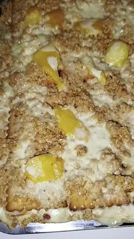 Mango float with quotes of life flavor. 