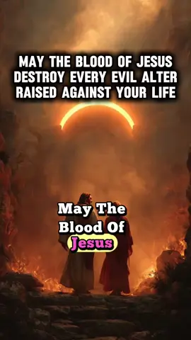 By the blood of Jesus, every evil altar raised against my life and destiny is destroyed! No weapon formed against me shall prosper. I walk in victory through the power in the blood of Jesus! 🔥🩸✝️ #PowerInTheBlood #VictoryInJesus #NoMoreEvilAltars #BreakEveryChain #BloodOfJesus #DivineProtection #SpiritualWarfare #FaithOverFear #GodOfDeliverance #JesusReigns