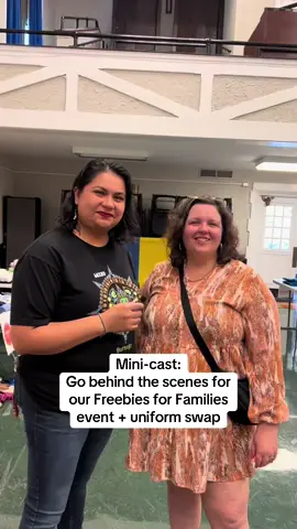 Thanks to everyone who stopped by and donated! We got wiped out and it’s gonna be a great start to the new school year. Go behind the scenes with Jaime + Adriana to learn more about this event.