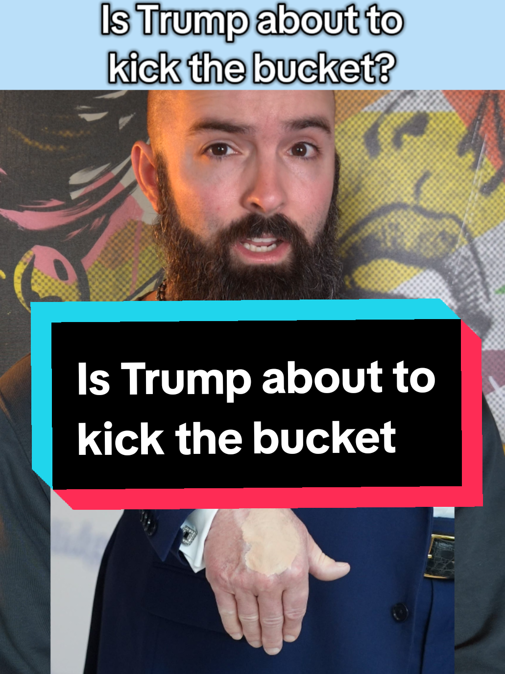 Is Trump about to kick the bucket? #trump #politics #fdt 