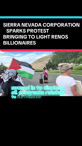 The News Isn’t Covering This, Nevada’s Military Industrial Complex| Reno’s Billionaires, Sierra Nevada Corporation Protest. @KOLO 8 News Now WHERE ARE YOU? @CODEPINK We heard there are people protesting SNC in London Send them our Regards!!    #nevada#musicfestival#freepalestine#protest#endthegenocide