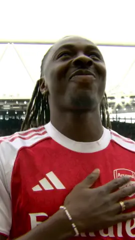 When he heard *that* song 🥹 #eze #Arsenal #PremierLeague 