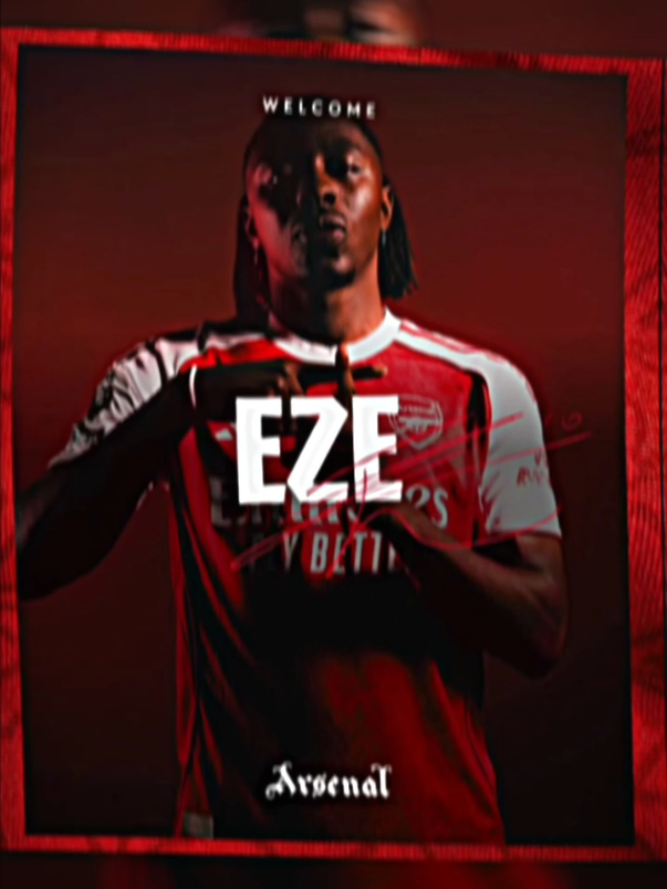 welcome to Arsenal eberechi eze 🔥🤩😎🔴⚪#newplayer #arsenal  #eze #coyg🔴⚪️#fyp 