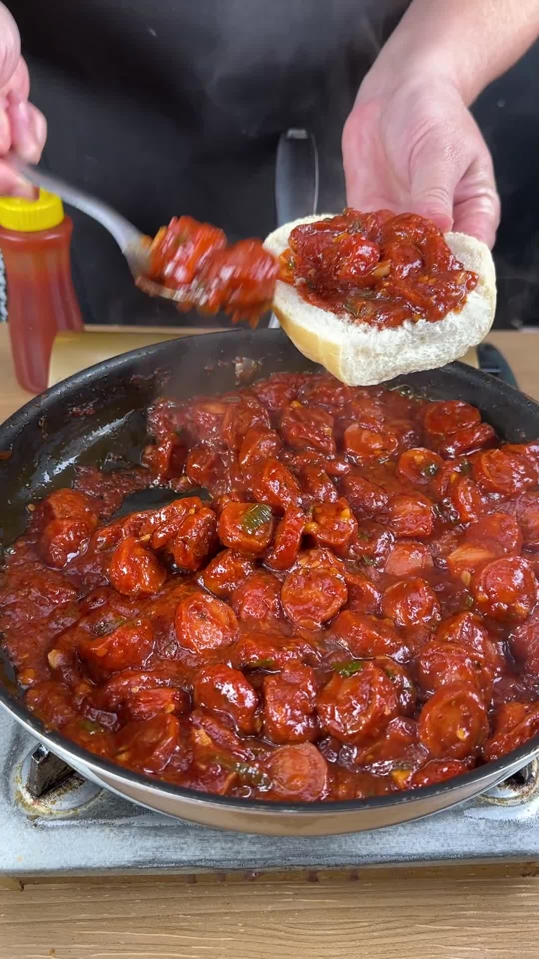 Crispy Sausage Sandwich Filling Recipe (Quick & Easy Snack)
