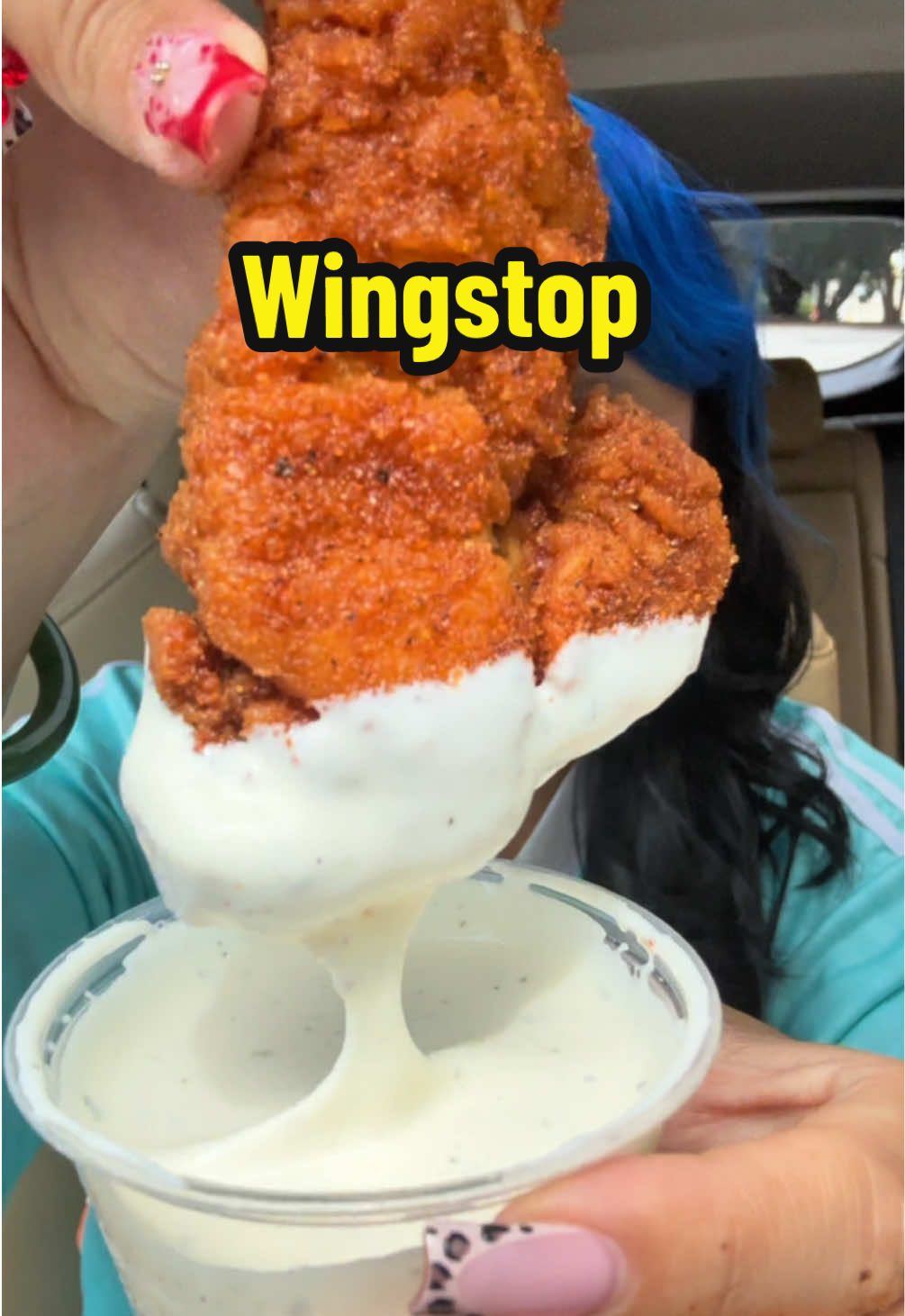 wingstop mukbang &  @Fruit Riot 😆 #wingstop #fyp #fypシ #mukbang #fruitriot 