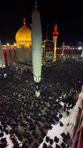 ضريحُ عليٍّ للحشودِ يقولُ مُصابي على فقدِ الرسولِ جليلُ #يارسول_الله  #النجف #العتبة_العلوية_المقدسة 