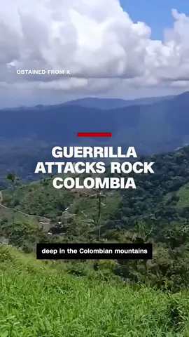 A police helicopter was downed hours before an explosion detonated near a military base in western Colombia in what authorities are calling “terrorist attacks.”