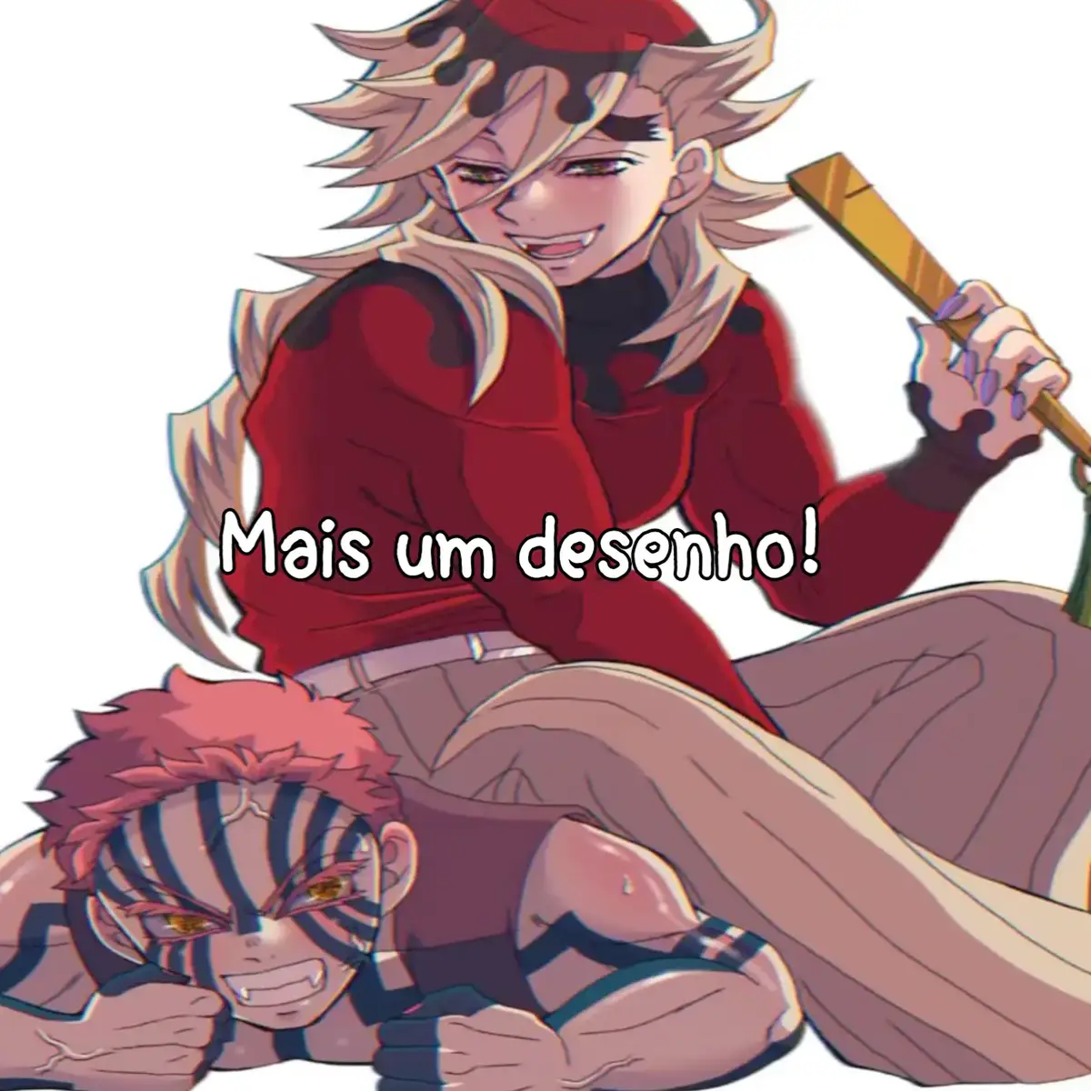 Bleh..N tô bom pra posta hoje #akaza #kny