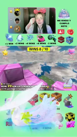 @Tadeo Lopez por aquiiiii un villano más, me quitaste 8 wins queeee malooo 😤 jajaja gracias por tus regalitos ❤️✨🙌🏼 #minecraf #tiktoklive #livehighlights #cisne 