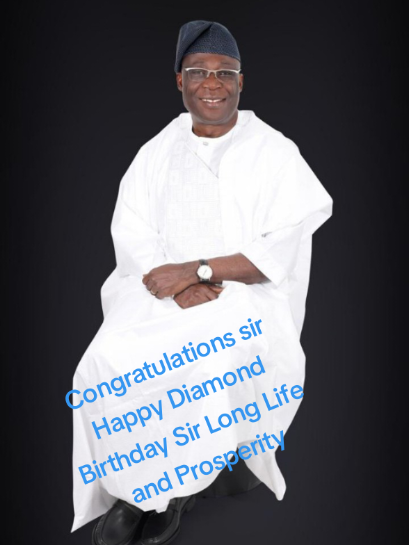 Happy birthday to you sir, Long life and prosperity in sound health.
