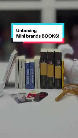 I love me some mini books! Slowly trying to build a full mini bookshelf! . . seen the newest series of mini brand books and knew I had to pick a few up and check them out. I already loved these like crazy in series one so when I seen that series 2 was coming out with brand new books I was so excited.  . . #mini #miniature #minibrands #minibooks #BookTok @minibrands 