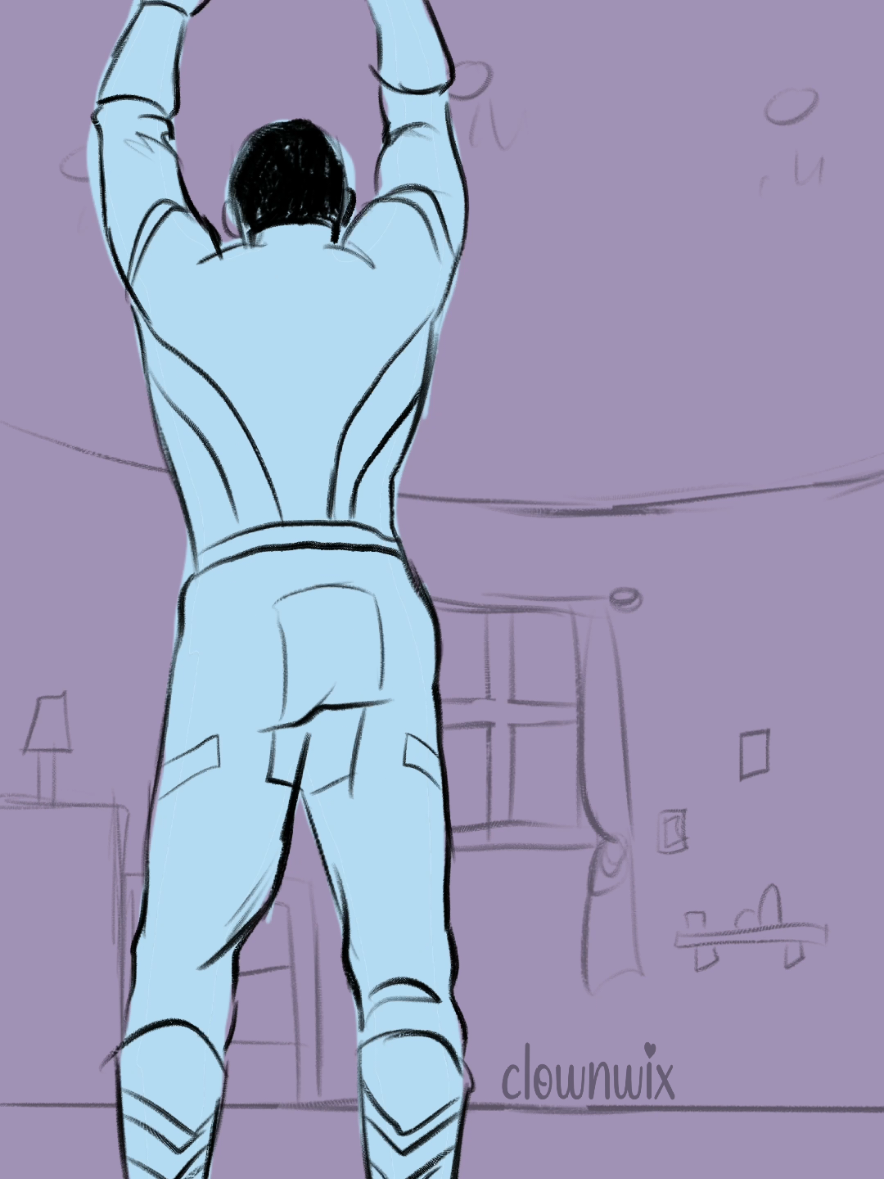 America's a$$ 🫡★ (why does rotoscope take so long) #sambucky #tfatws #samwilson #buckybarnes #captainamerica #fyp 