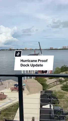 No hurricanes in sight 🌤️ The team is back on the water bringing our hurricane-proof dock to life! @Insight Marine @EcoPile @oc.lumber @ThruFlow 