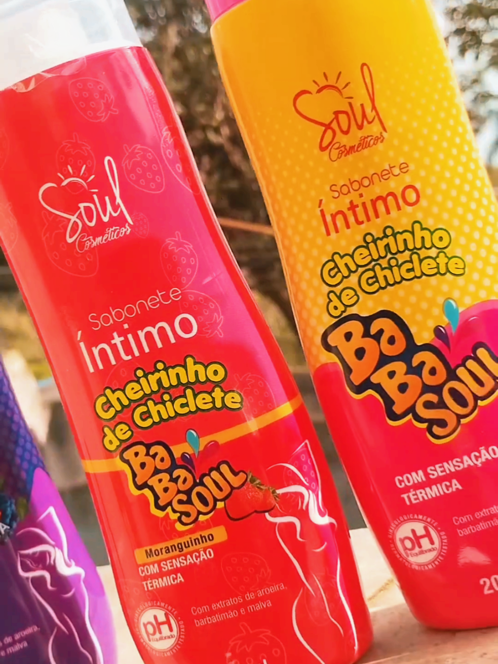 ~ Sabonete íntimo Com Cheirinho de Chiclete 💜💛🩵❤️  #creatorsearchinsights #viral #soulcosmeticos 