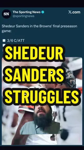 🚨 Shedeur’s talent is REAL…. Get him out of CLEVELAND ‼️ #shedeursanders #browns #nflnews #footballtok #clevelandbrowns 