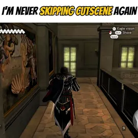 This is why you don't skip cutscenes ‼️ #assassinsceed #gaming #easteregg #ezioauditore #assassinsceed2 
